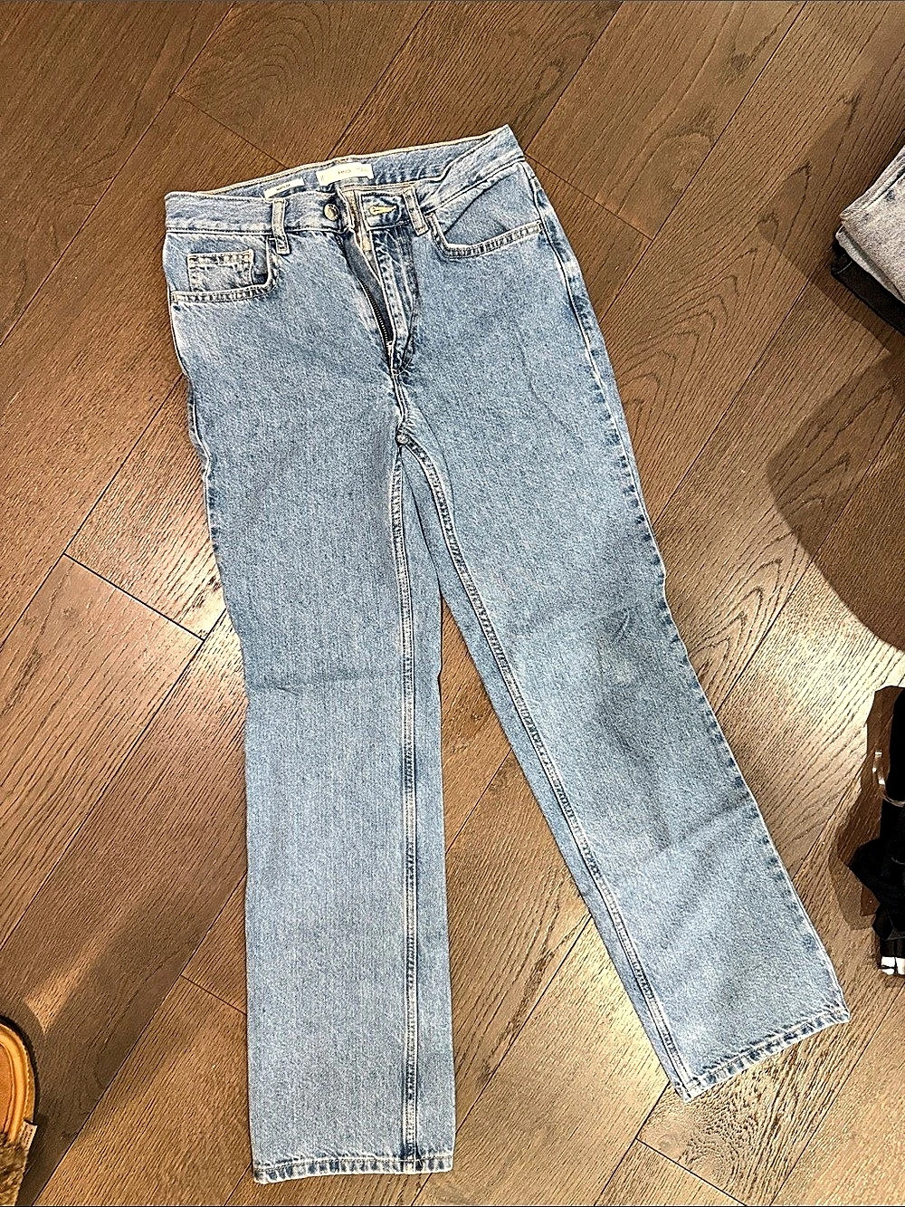 Mango MNG Matilda Straight Leg Jeans in Blue EU 36 / MEX 26